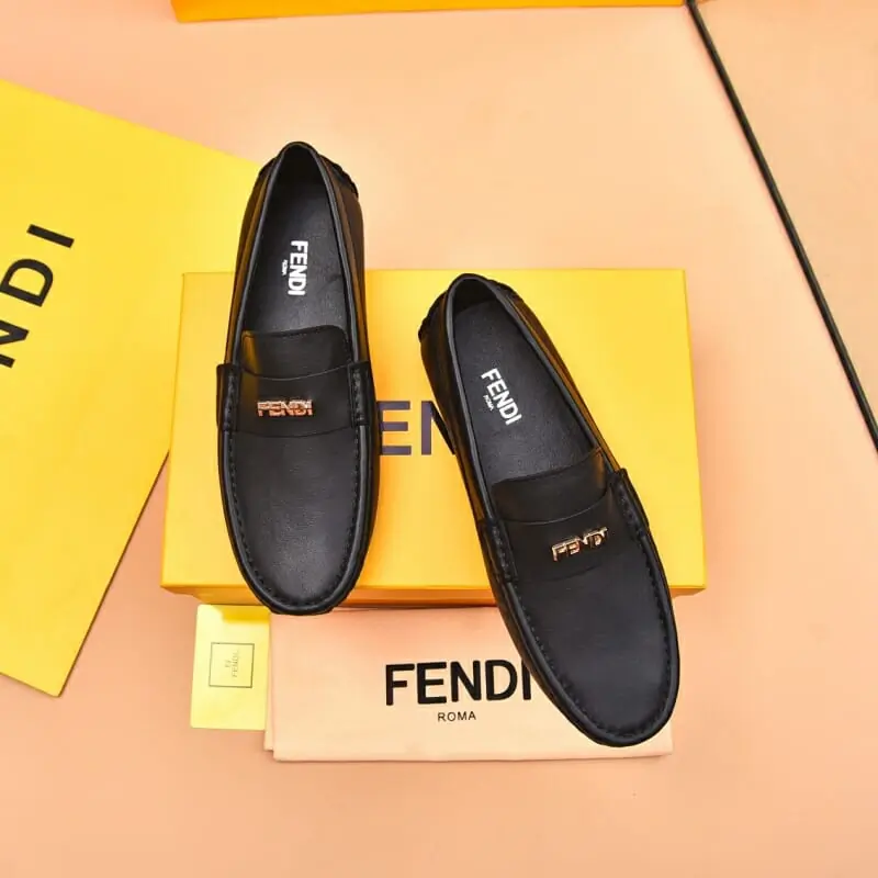 fendi cuir chaussures pour homme s_1243232